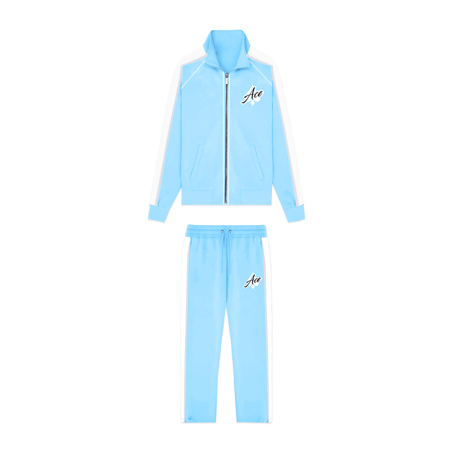 Track set baby blue